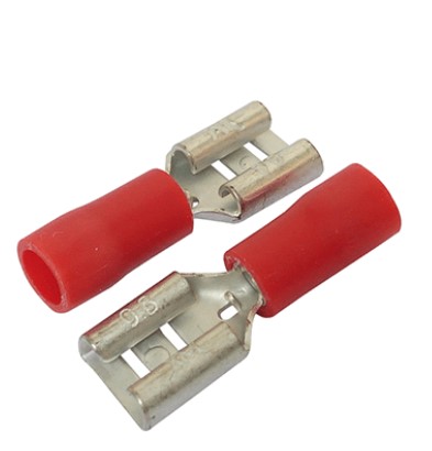 Terminal Hembra Roja 6,3mm