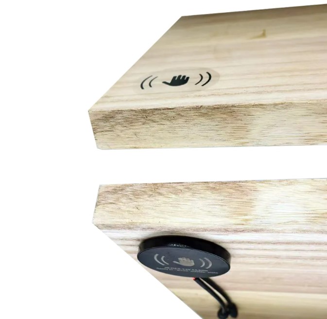 Interruptor de sensor táctil inteligente con atenuación de luz, 12 V CC, 60 W, uno o tres colores, para armario de cocina, tablero de madera de 25 mm - Image 2